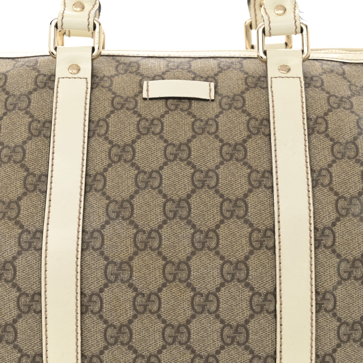 GG Plus Monogram Medium Joy Boston Off White