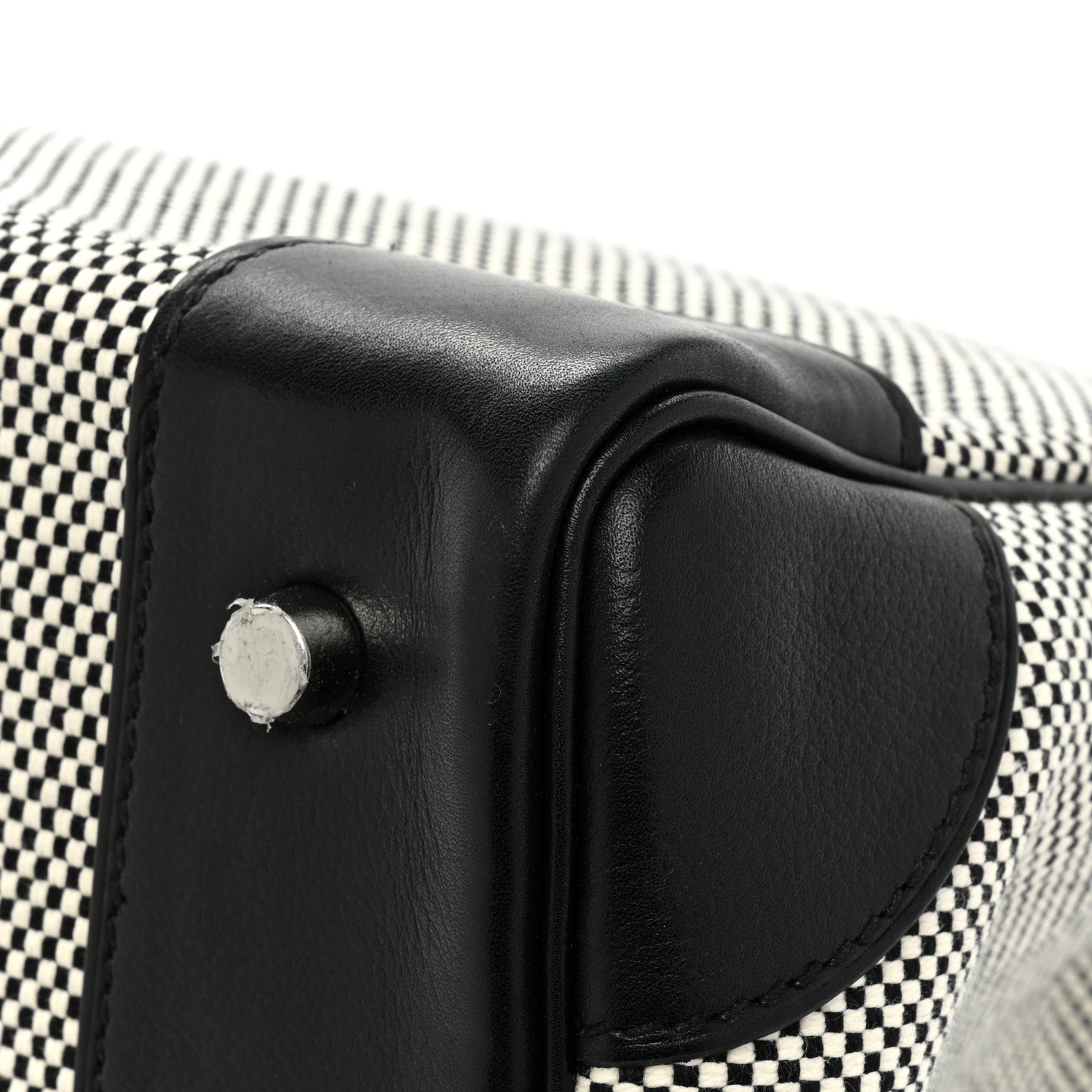 Hermes Hunter Criss Viking Evercolor HAC Birkin 40 Ecru Black 11 of 13