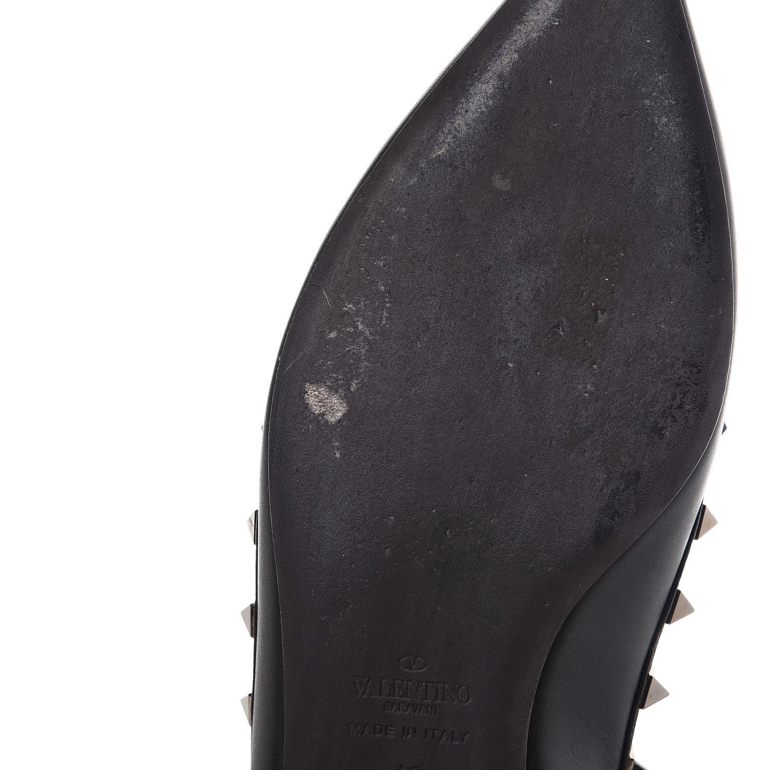 Valentino Garavani Nappa Rockstud Ballerina Flats 40 Black 13 of 15