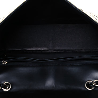 Chanel Distressed Patent Quilted Jumbo Single Flap Black 4 of 8