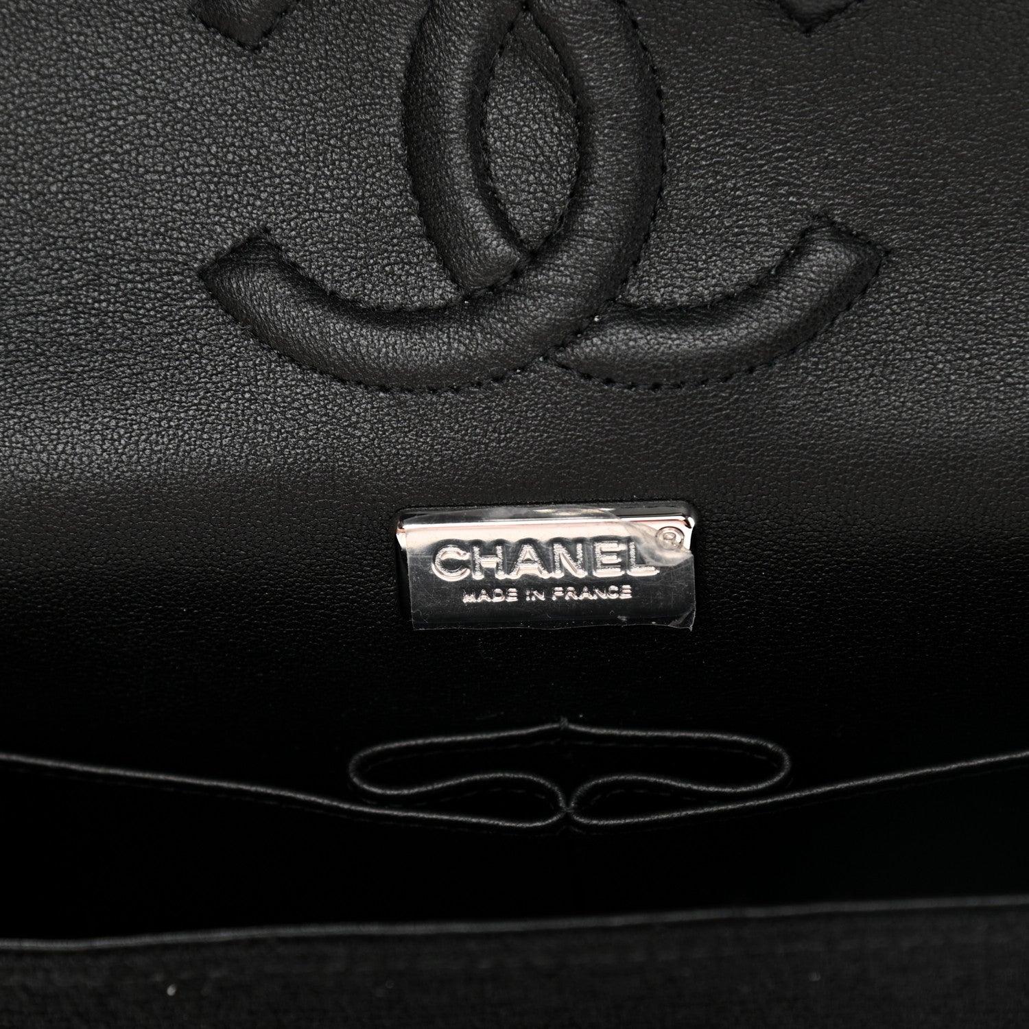 Chanel Crystal Tweed CC Medium Double Flap Black 6 of 10
