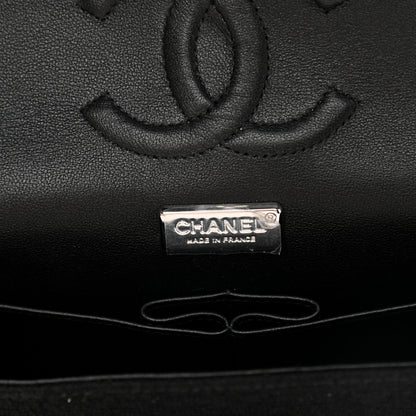 Chanel Crystal Tweed CC Medium Double Flap Black 6 of 10