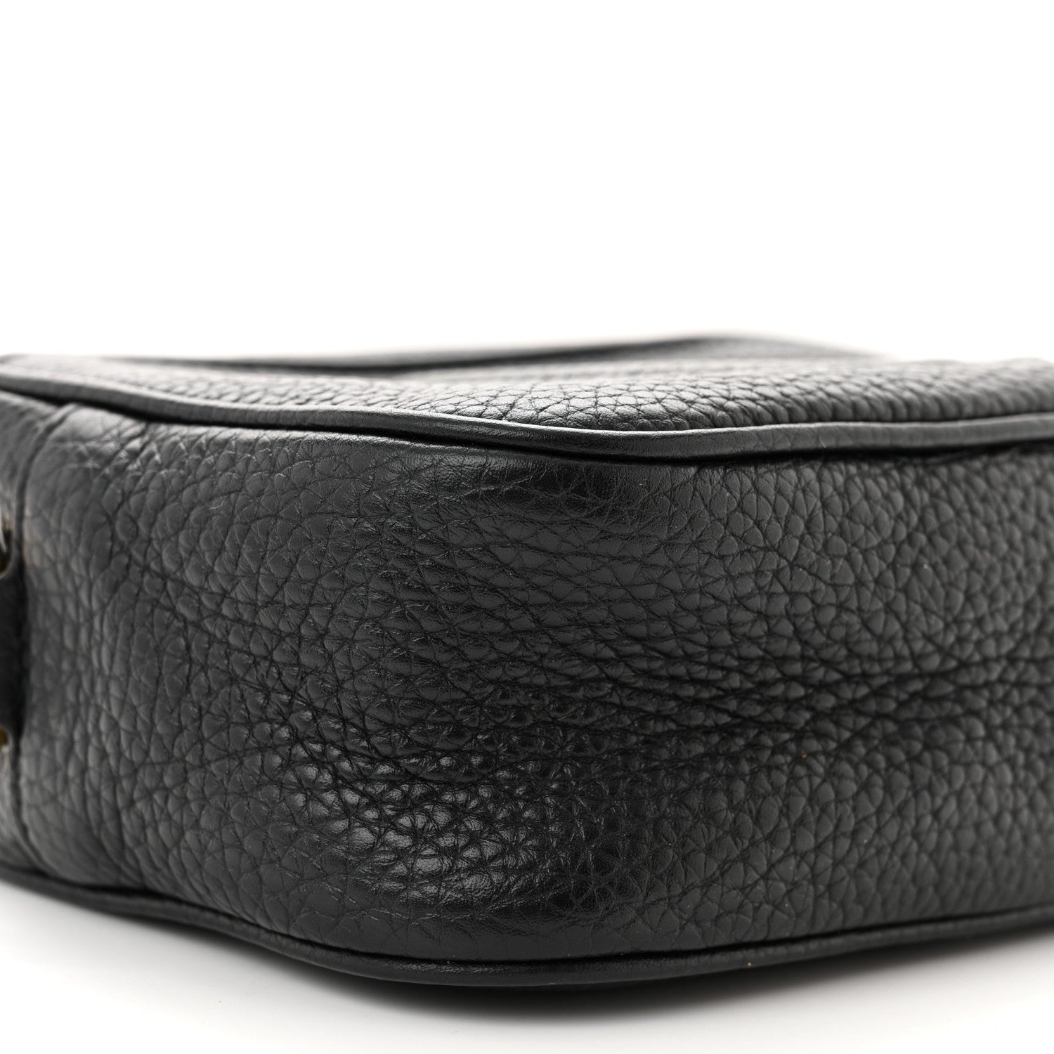Gucci Pebbled Calfskin Mini Soho Disco Bag Black 9 of 10