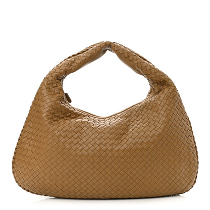 Bottega Veneta Nappa Intrecciato Large Veneta Hobo Camel 1 of 10