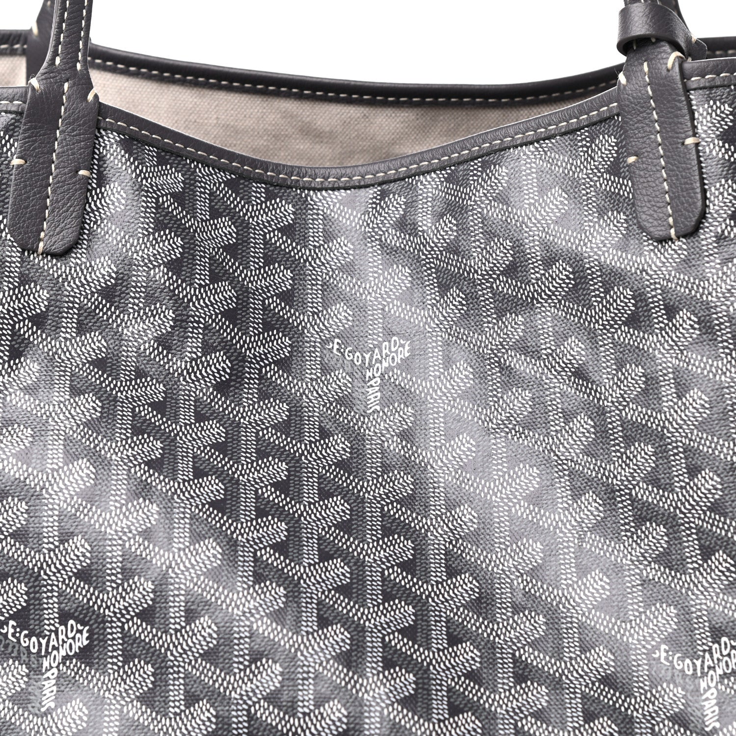 Goyard Goyardine Saint Louis GM Grey 9 of 9