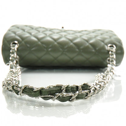Chanel Caviar Jumbo Double Flap Dark Green 5 of 10