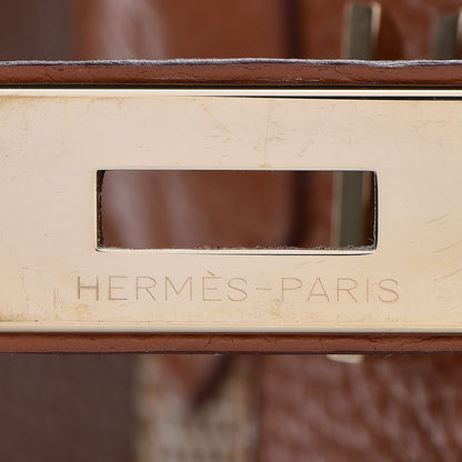 Hermes Taurillon Clemence Lizard Club Birkin 30 Gold Marron D'Inde 10 of 34