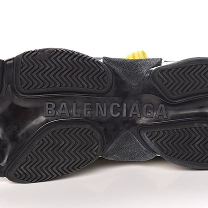 Balenciaga Fabric Mesh Nappa Mens Triple S Sneakers 47 Bleu White Vert Jaune 8 of 11
