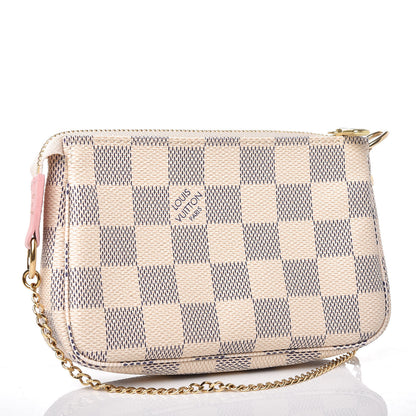 Louis Vuitton Damier Azur 2018 Christmas Animation Mini Pochette Accessories 3 of 8