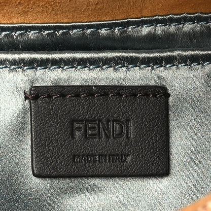 Fendi Perline Glass Karung Beaded Nano Maxi Buckle Baguette Phone Pouch Multicolor Azzuro Glicine 6 of 10