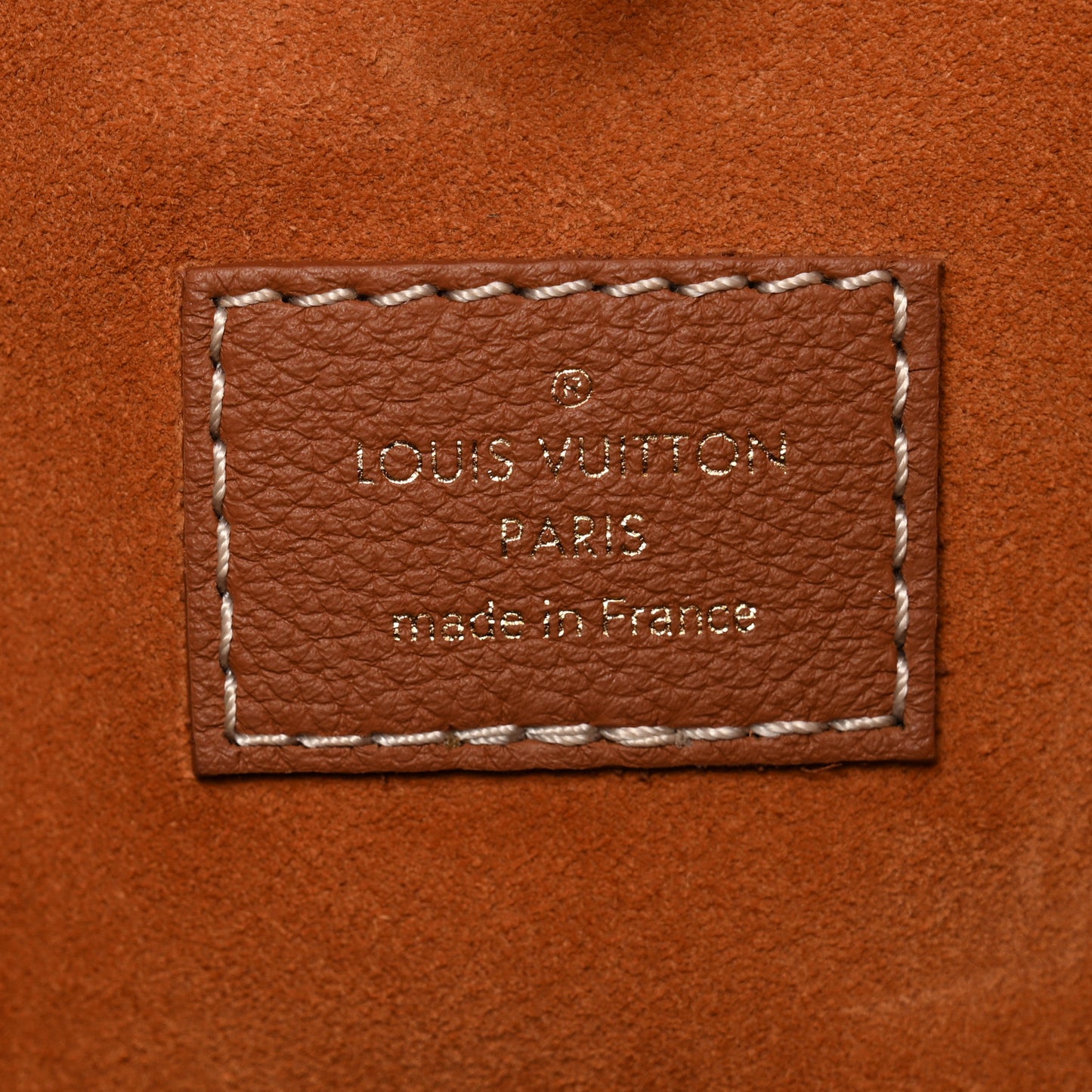 Grained Calfskin Low Key Hobo MM Cognac