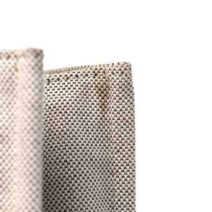 Chloe Cotton Calfskin Large Woody Ribbon Tote White Brown 13 of 14