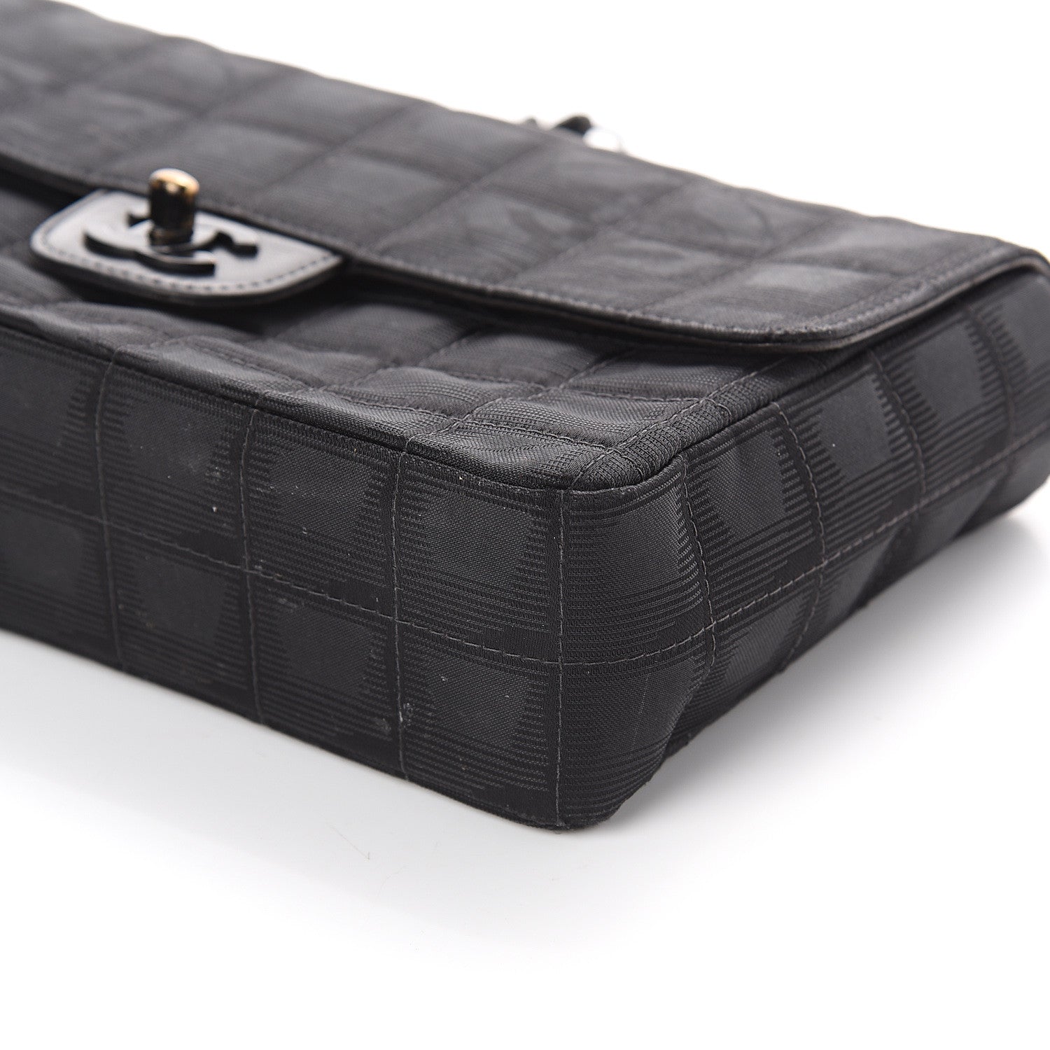 Chanel Nylon Medium Travel Flap Black 9 of 9
