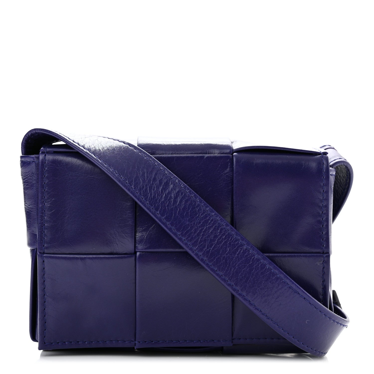 Bottega Veneta Paper Calfskin Maxi Intreccio Extra Mini Cassette Crossbody Bag 1 of 10