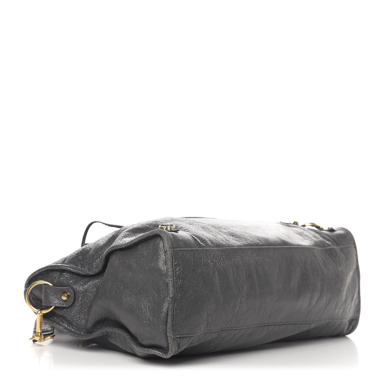 Balenciaga Agneau Classic Gold Hardware City Gris Fossile Anthracite 5 of 12