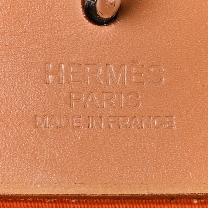 Hermes Vache Hunter Toile Herbag Zip 31 PM Orange 6 of 11