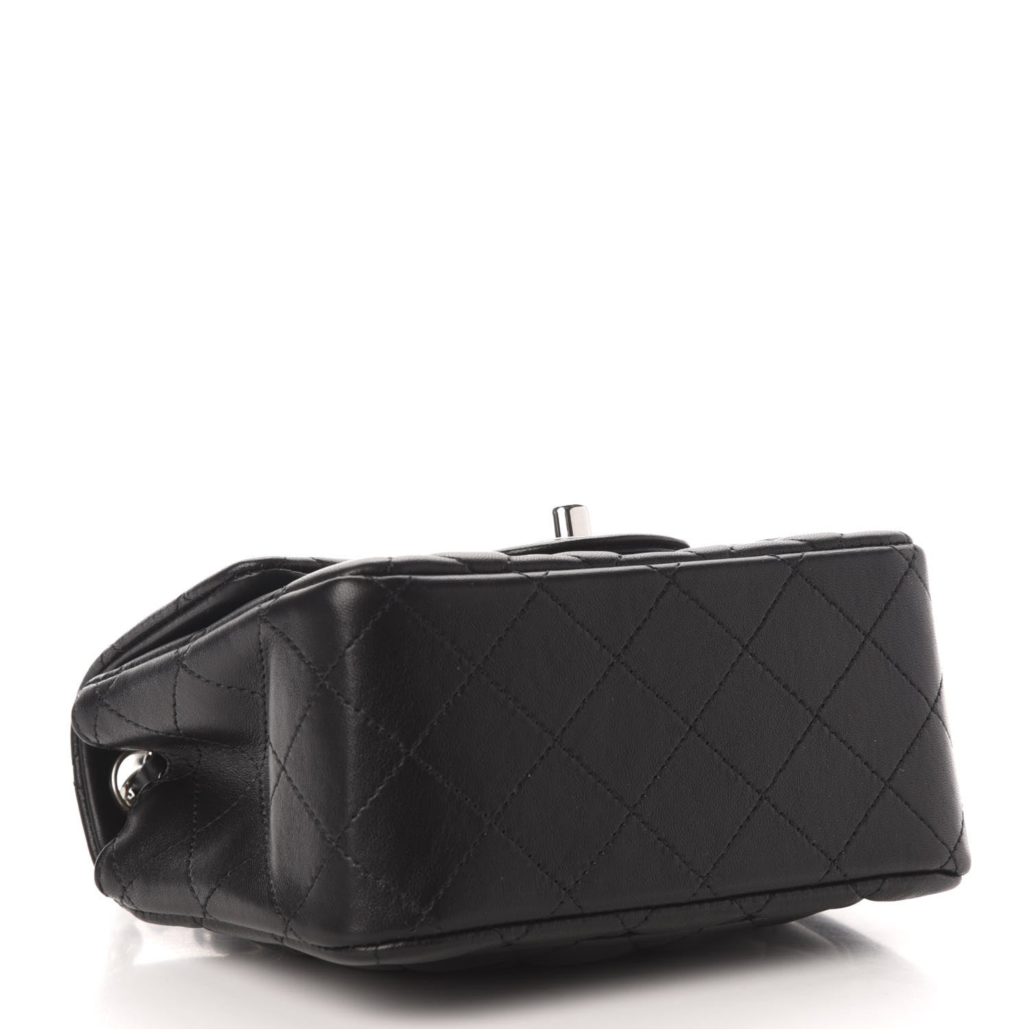 Chanel Lambskin Quilted Mini Square Flap Black 8 of 11