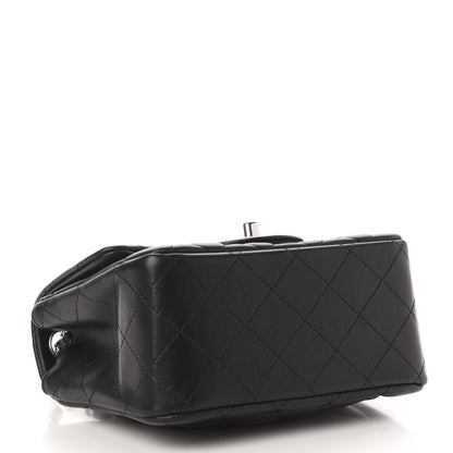Chanel Lambskin Quilted Mini Square Flap Black 8 of 11