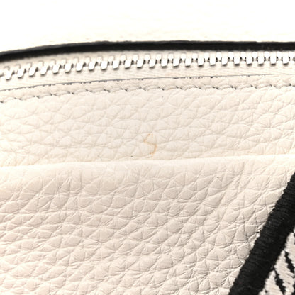 Prada Vitello Daino Soft Medium Double Zip Shoulder Bag White 13 of 17