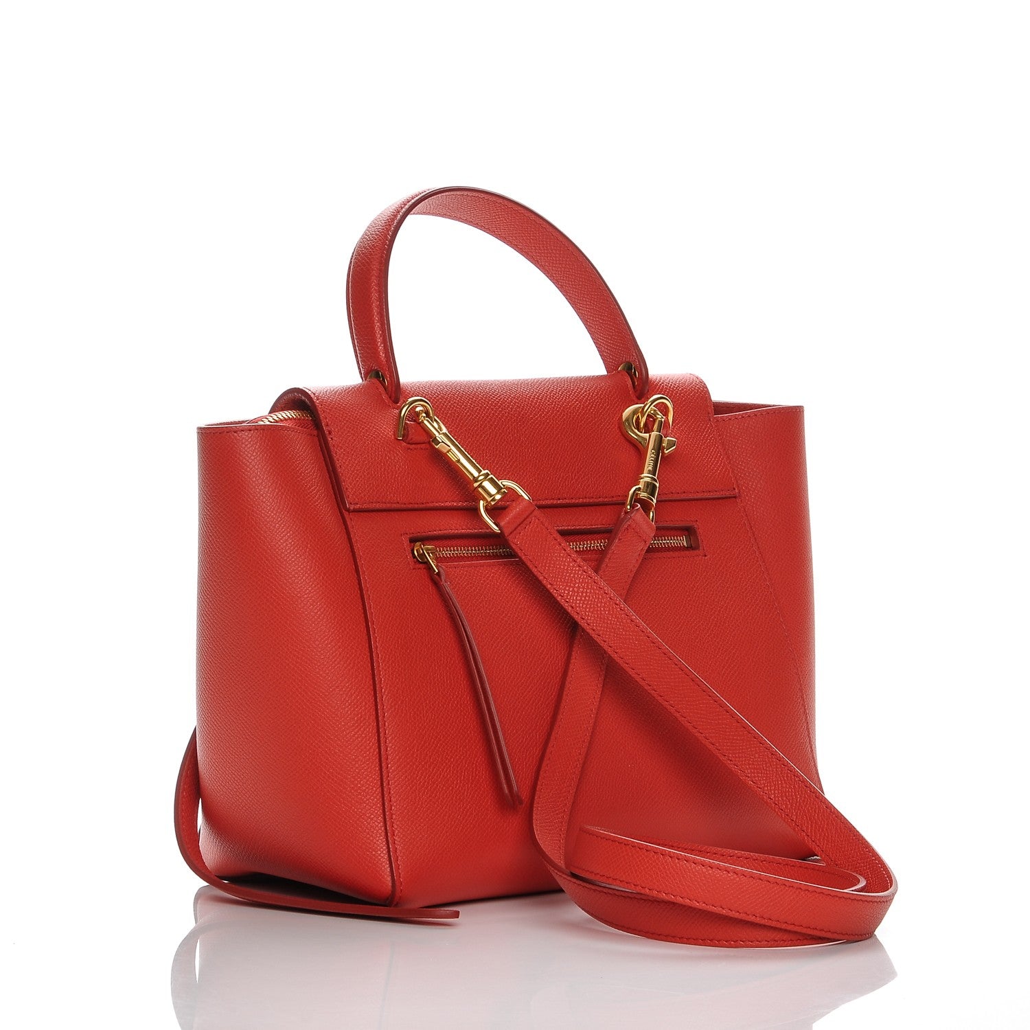 Celine Baby Grained Calfskin Micro Belt Bag Poppy 3 of 7