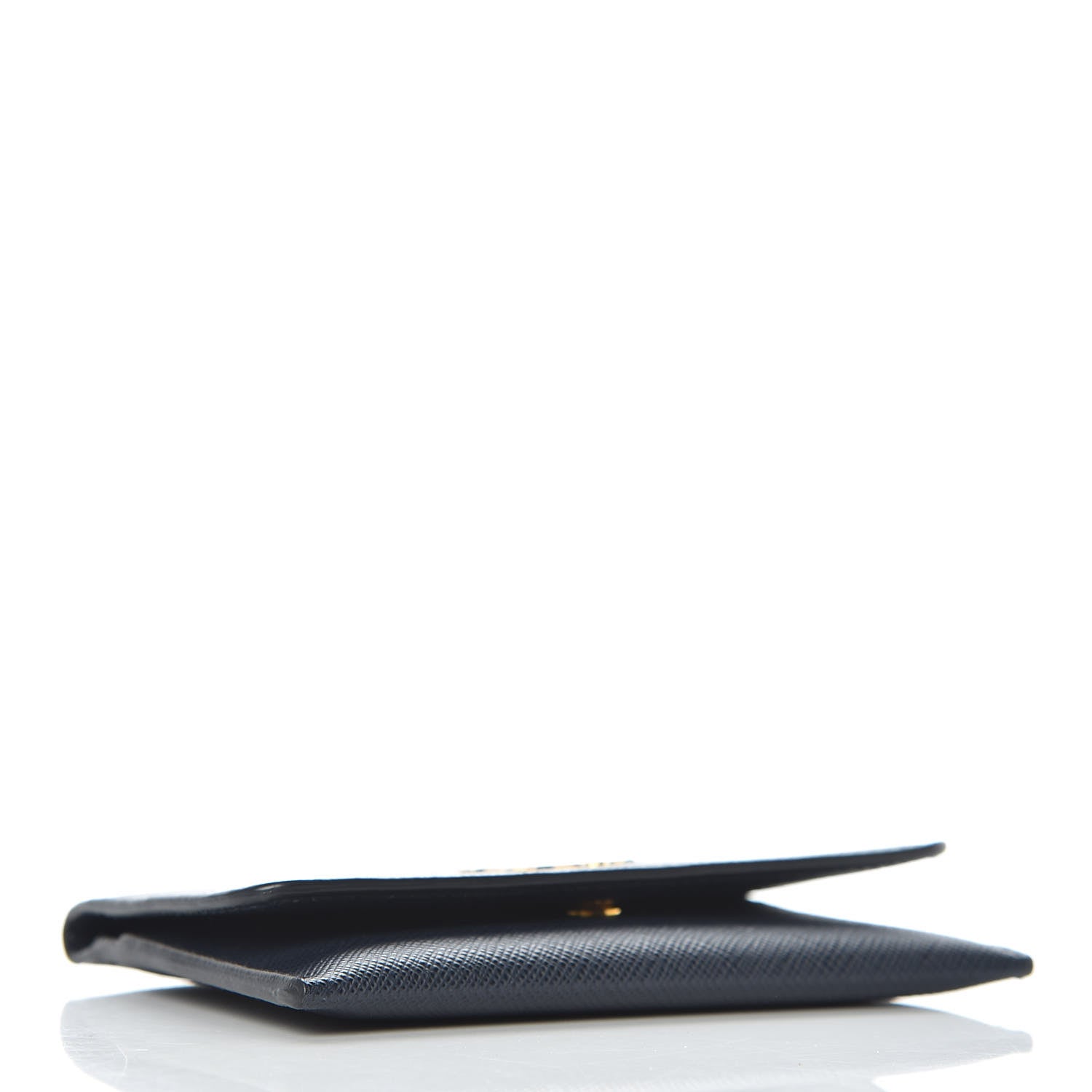 Prada Saffiano Metal Flap Wallet Baltico 5 of 8