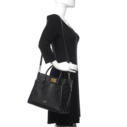 Louis Vuitton Calfskin Monogram Tufting On My Side Black 2 of 10