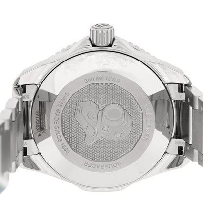Tag Heuer Stainless Steel Diamond 36mm Aquaracer 300M Automatic Watch Green WBP231K 4 of 5