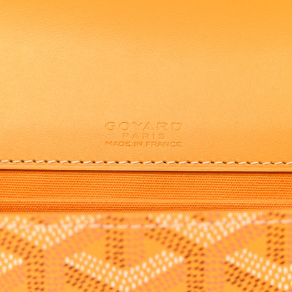Goyard Goyardine Monte Carlo Bois Clutch With Strap Yellow 6 of 9