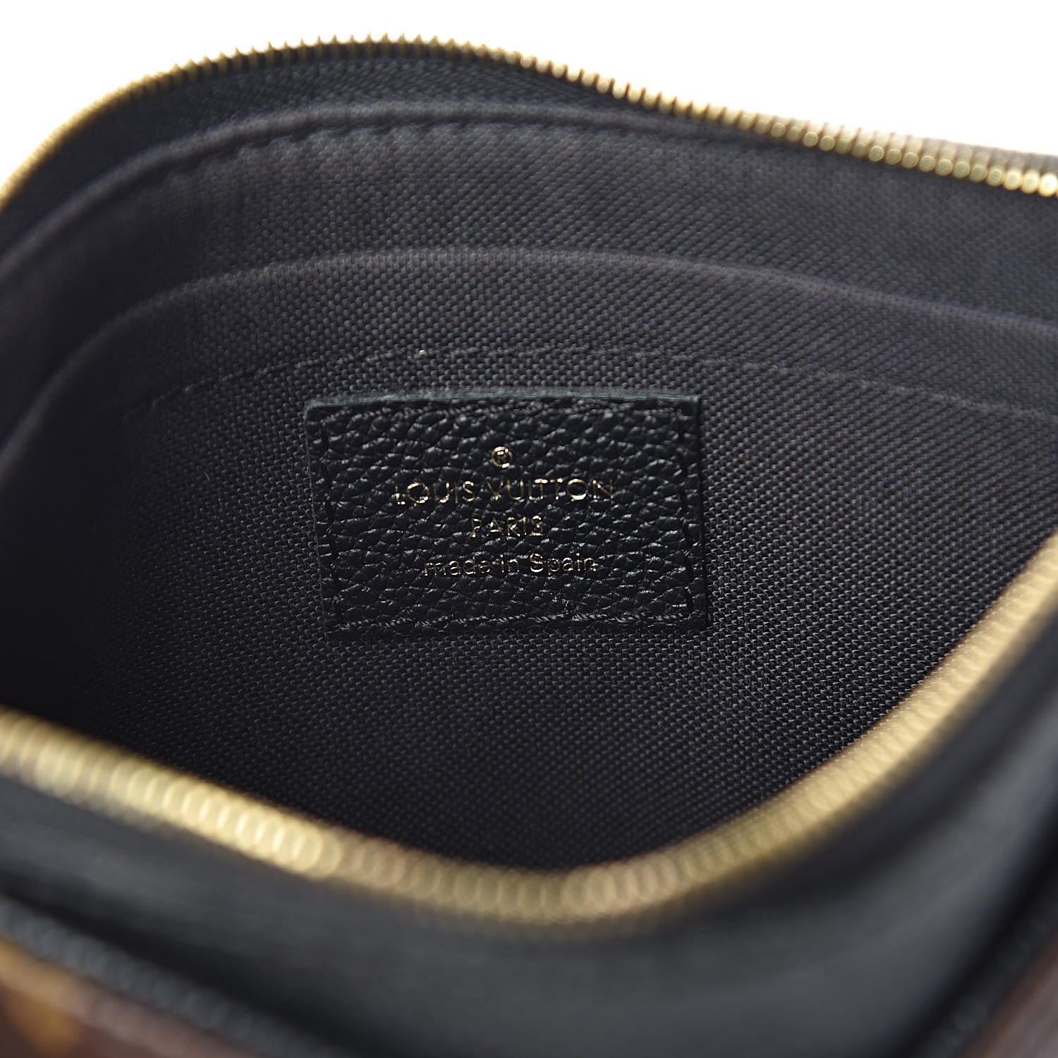 Louis Vuitton Monogram Pallas Clutch Black 6 of 10