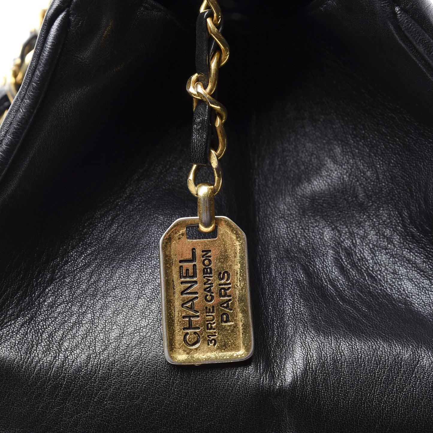 Calfskin Stitched XL Weekender Black
