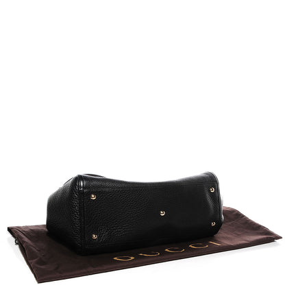 Gucci Pebbled Calfskin Medium Soho Shoulder Bag Black 4 of 9
