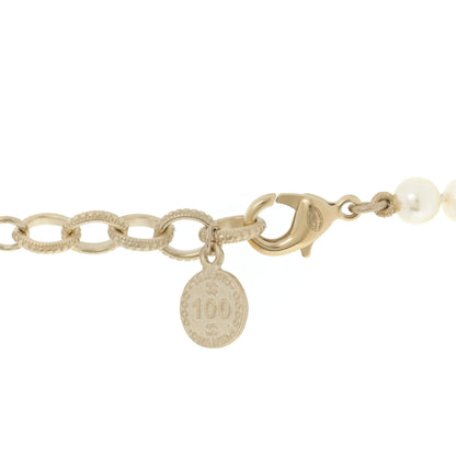 Chanel Graduated Pearl CC Short Necklace Gold 5 of 6
