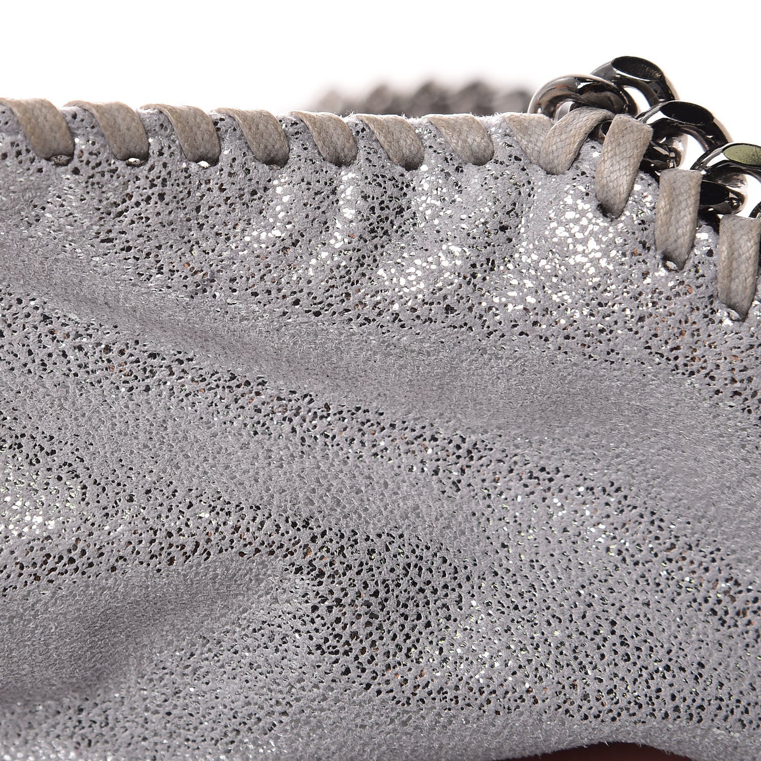 Stella McCartney Shaggy Deer Falabella Fold Over Tote Grey 8 of 10