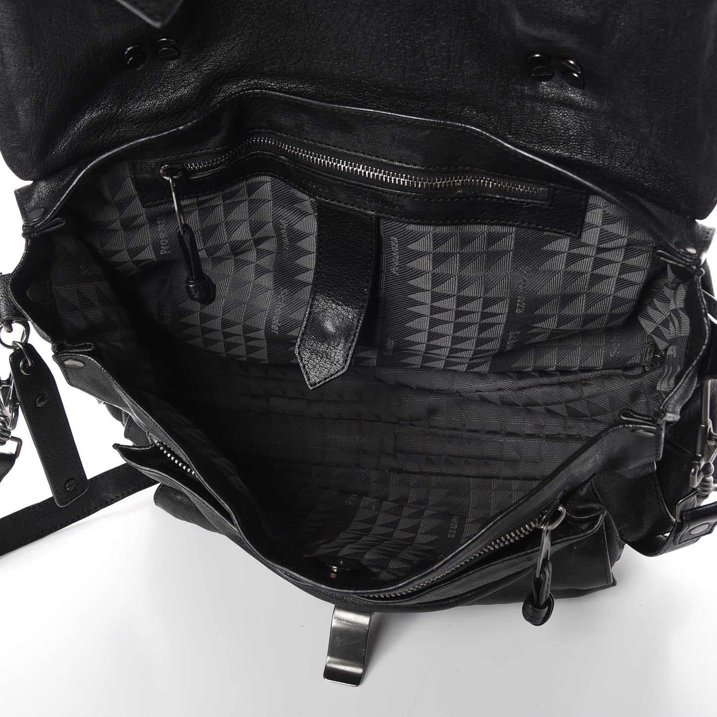 Lambskin Medium PS1 Satchel Black