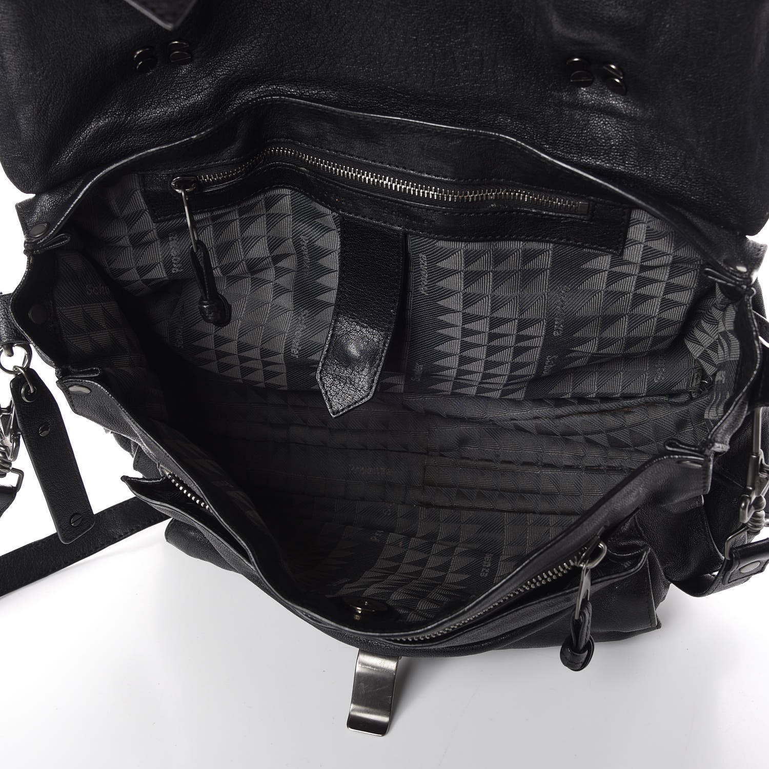 Proenza Schouler Lambskin Medium PS1 Satchel Black 5 of 13
