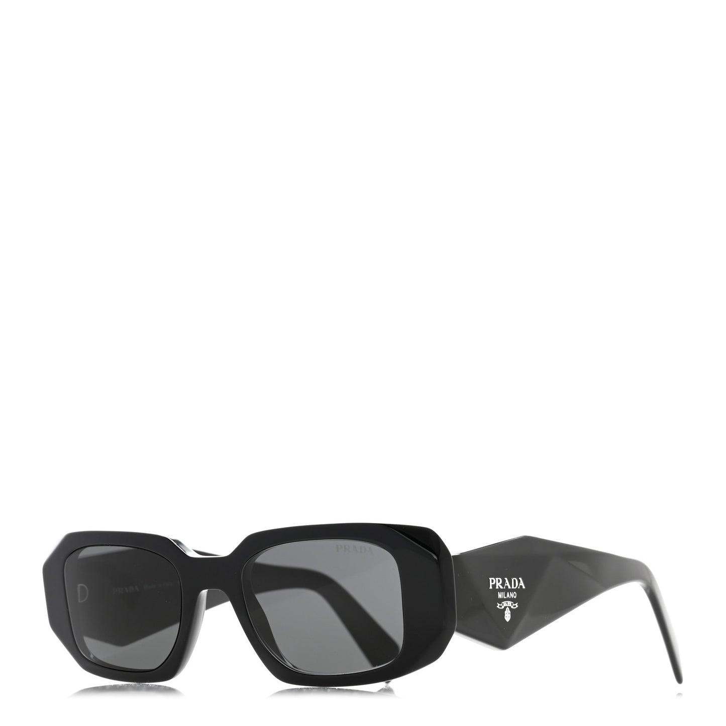 Acetate Symbole Sunglasses SPR 17W Black