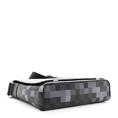 Louis Vuitton Damier Graphite Pixel District PM Gris 4 of 10