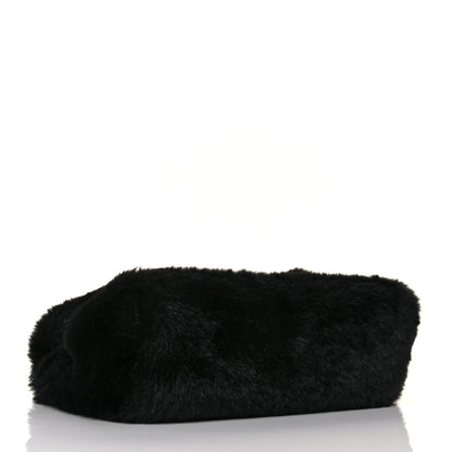 Jimmy Choo Faux Fur Madeline Mini Bag Black 3 of 10