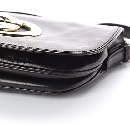 Gucci Calfskin Small Britt Shoulder Bag Black 7 of 8