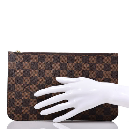 Louis Vuitton Damier Ebene Neverfull MM GM Pochette 2 of 8