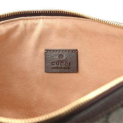 Gucci GG Supreme Monogram Large Ophidia Pouch Clutch Brown 5 of 9