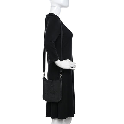 Hermes Taurillon Clemence Evelyne TPM Black 2 of 11