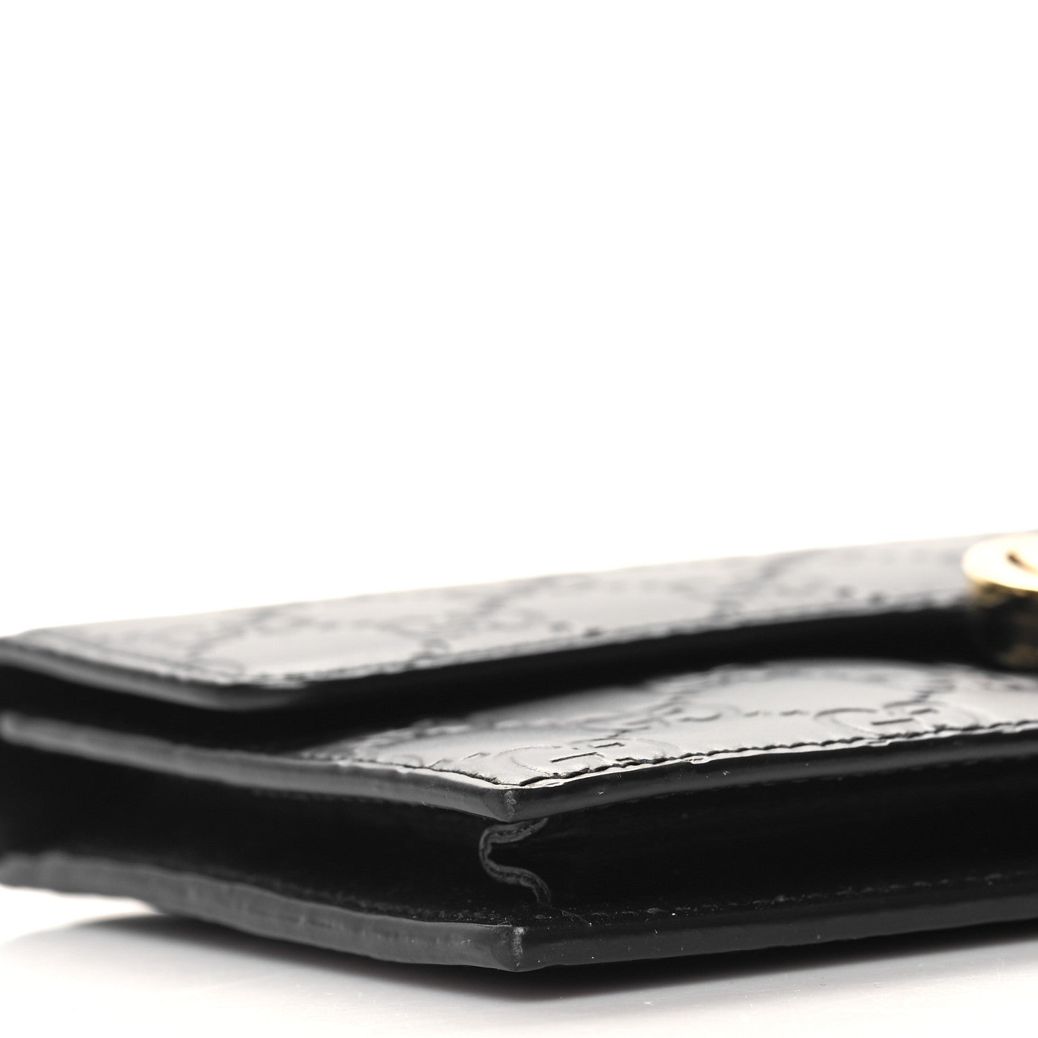 Gucci Guccissima Icon Chain Wallet Black 9 of 11