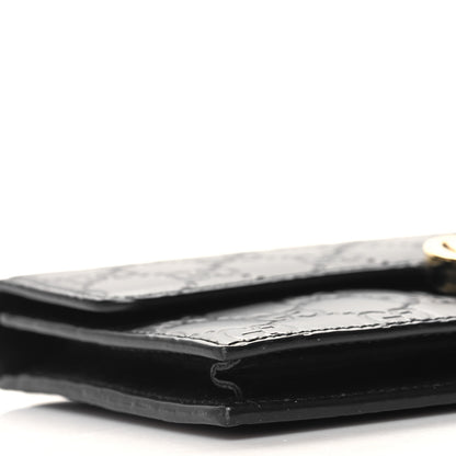 Gucci Guccissima Icon Chain Wallet Black 9 of 11