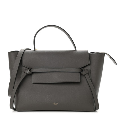 Celine Grained Calfskin Mini Belt Bag Grey 1 of 9