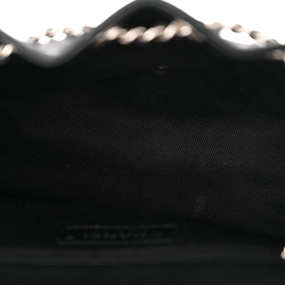 Chanel Calfskin Quilted Jungle Stroll Shoulder Bag Black 5 of 14
