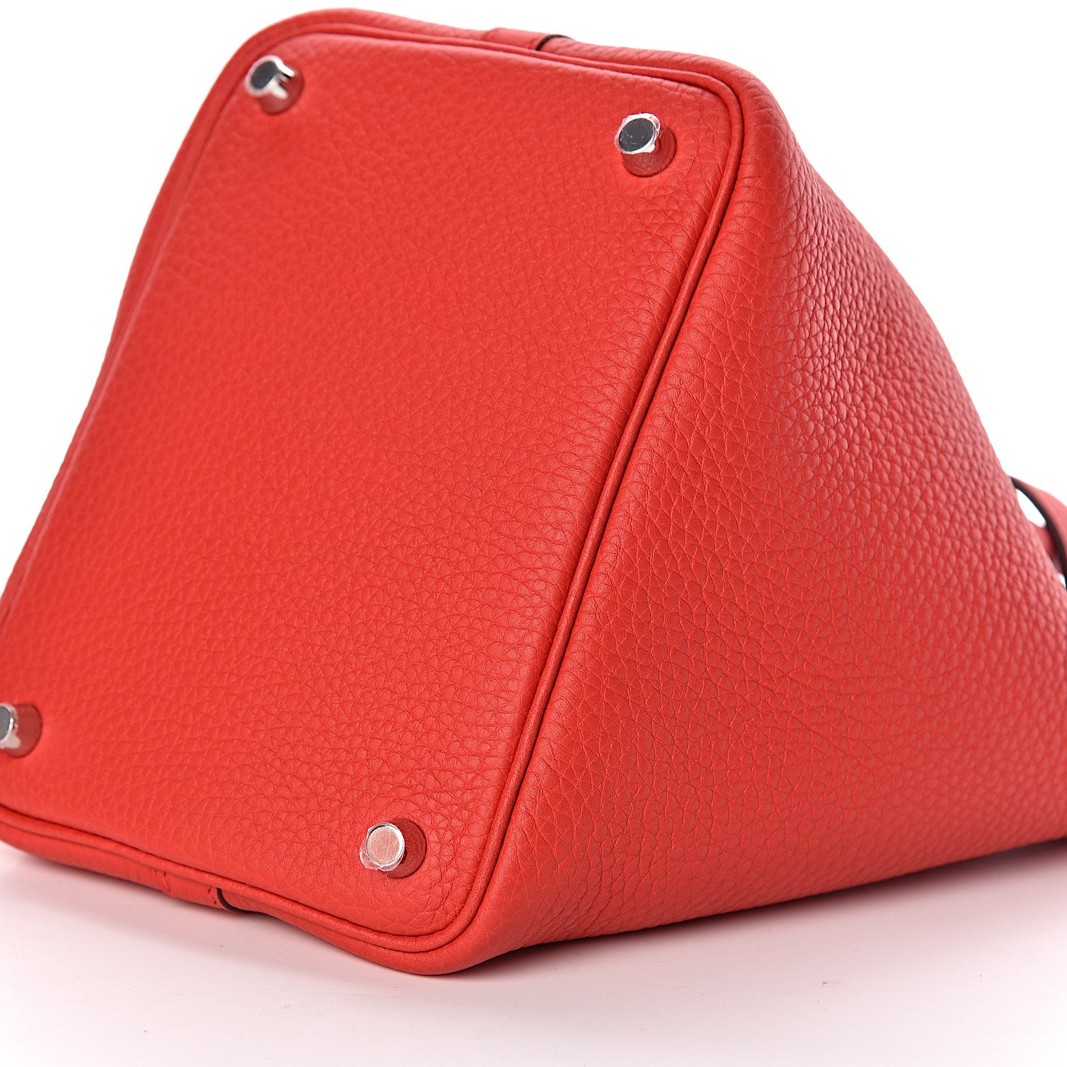 Hermes Taurillon Clemence Picotin Lock 18 PM Rouge De Coeur 10 of 11