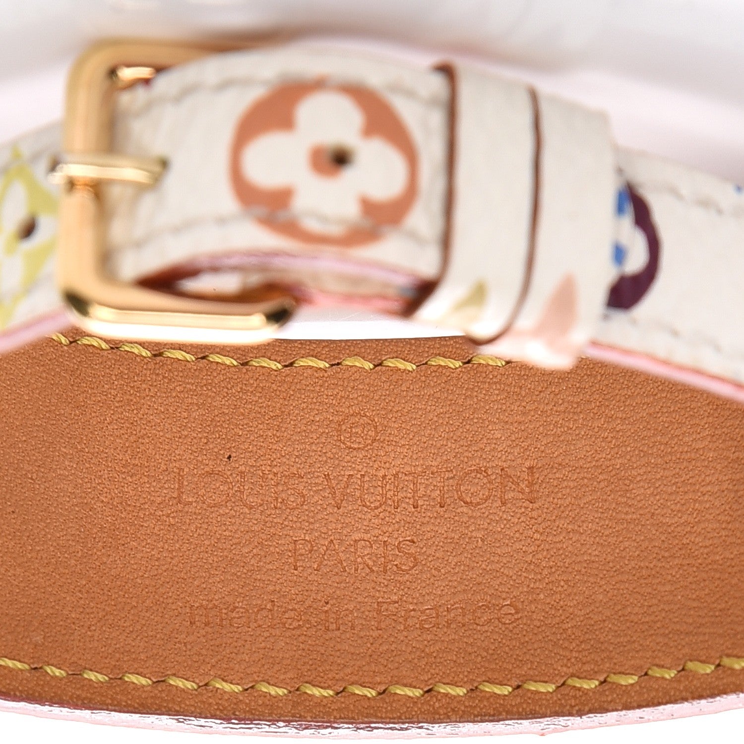 Louis Vuitton Monogram Multicolor Address Wish Bracelet White 4 of 5