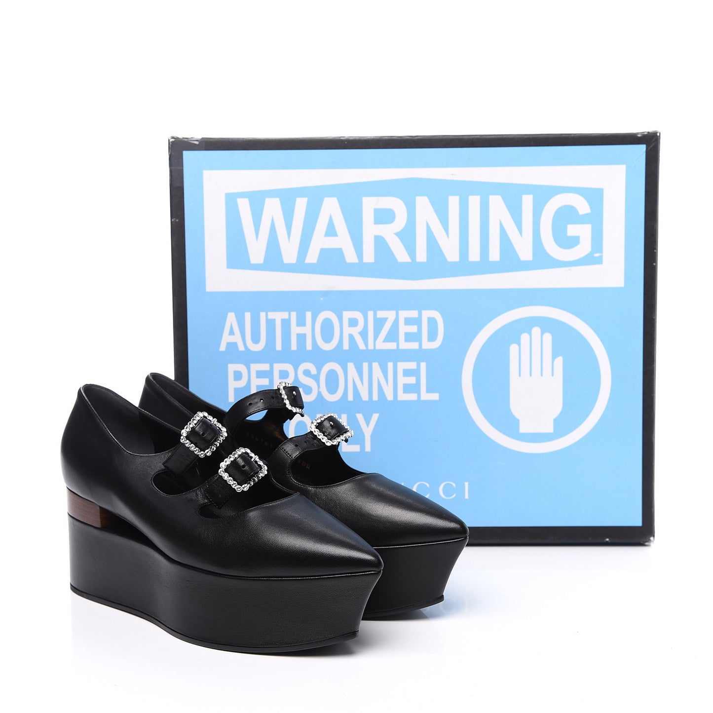 Nappa Liv Mary Jane Platform Loafers 39.5 Black