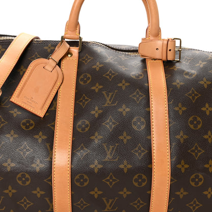 Louis Vuitton Monogram Keepall Bandouliere 55 7 of 11